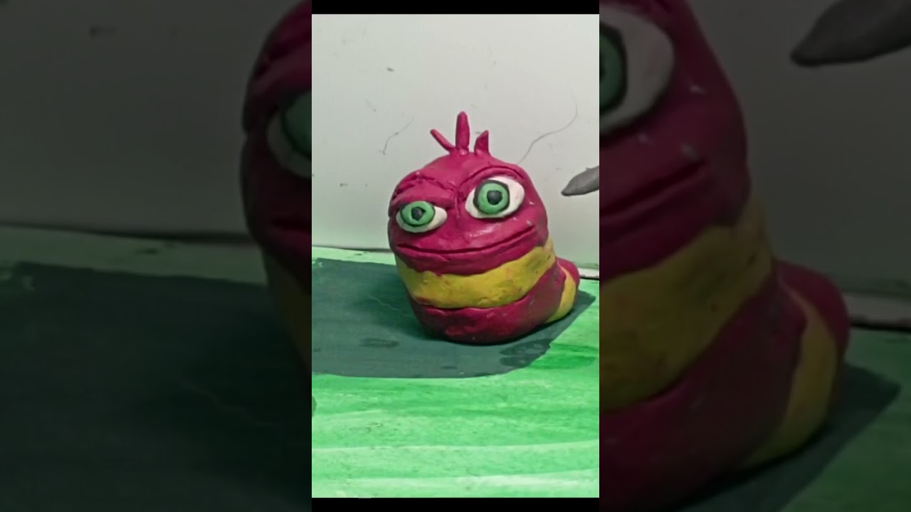red larva #shortvideo #2024 #анимация #мем #пластилин #red #larva #сшортс #fypシ