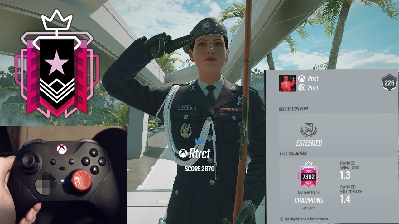 BEST CHAMPION *NO RECOIL* SETTING & SENSITIVITY  PS5/XBOX - RAINBOW SIX SIEGE