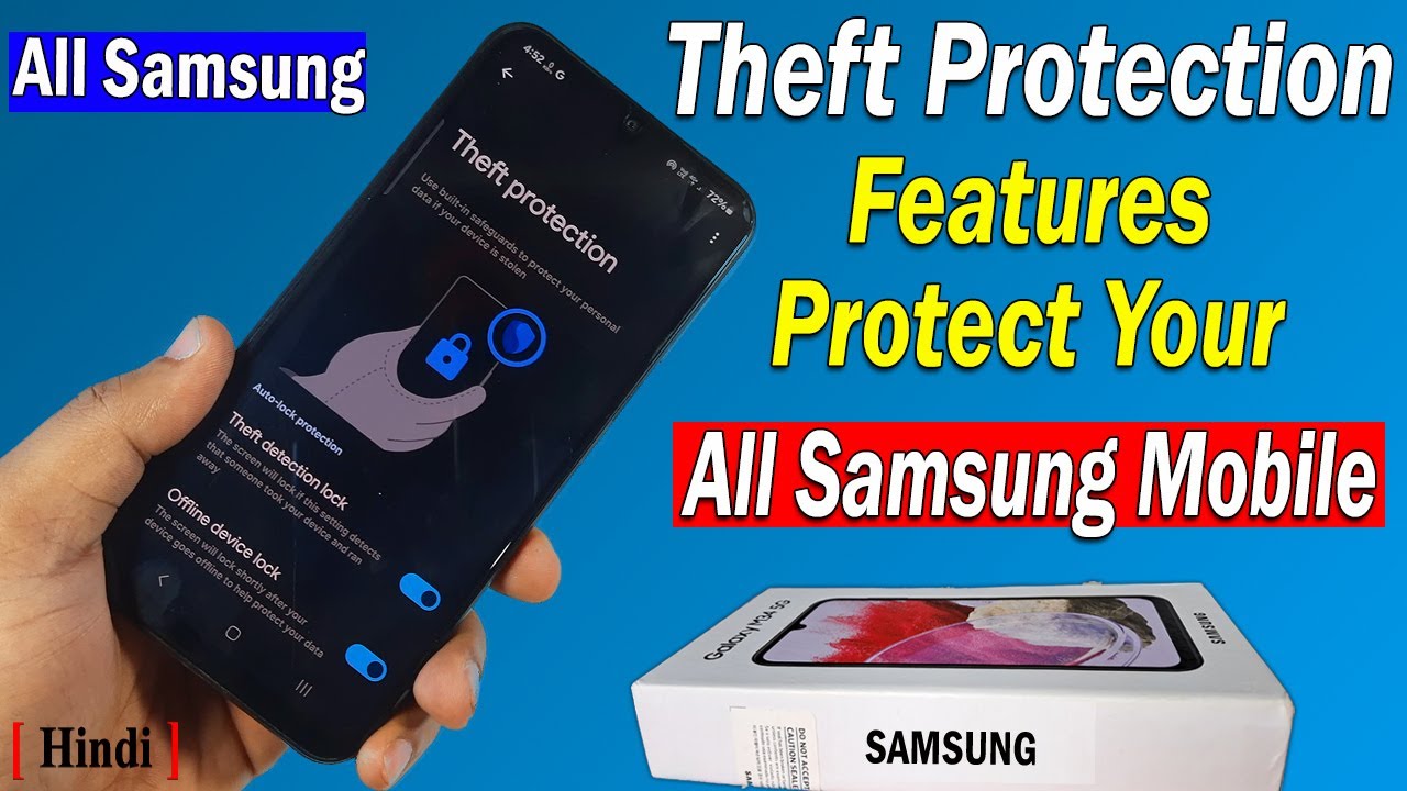 Theft Protection Features on Samsung Mobile | How to Lock Remotely on Samsung