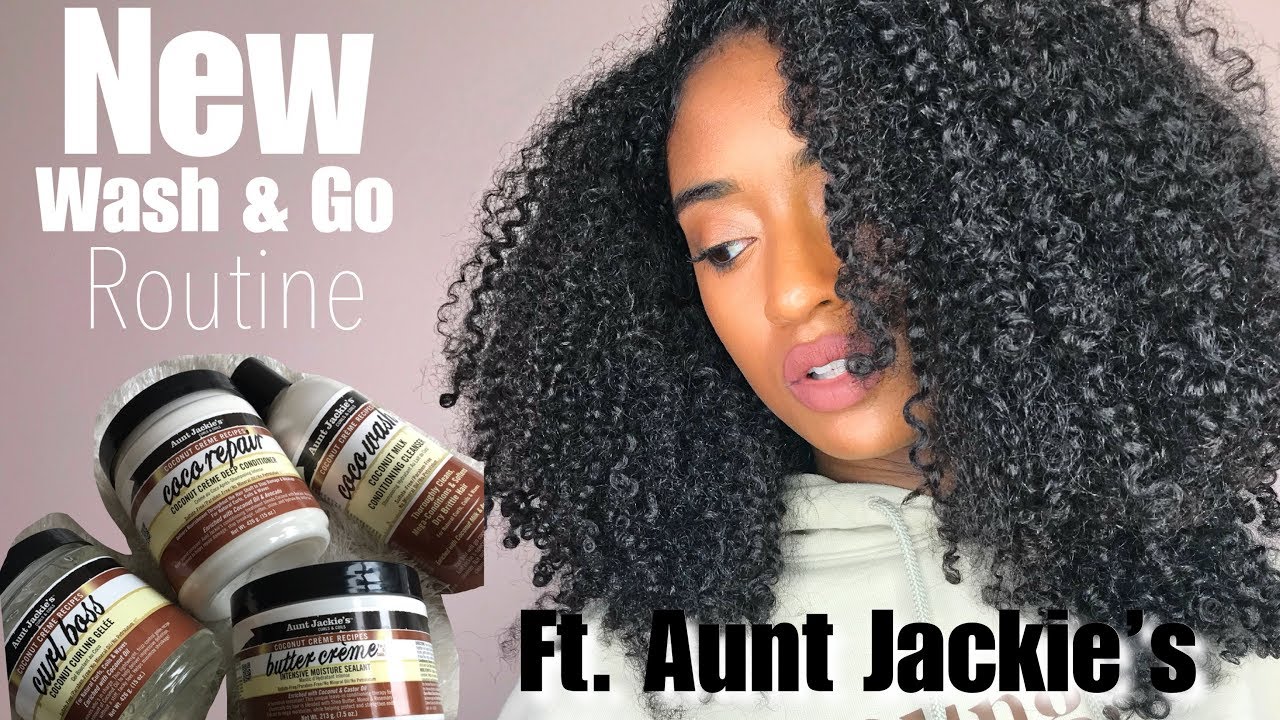 NEW Product Wash and Go! Aunt Jackies Curls and Coils - Coconut Creme Recipes!