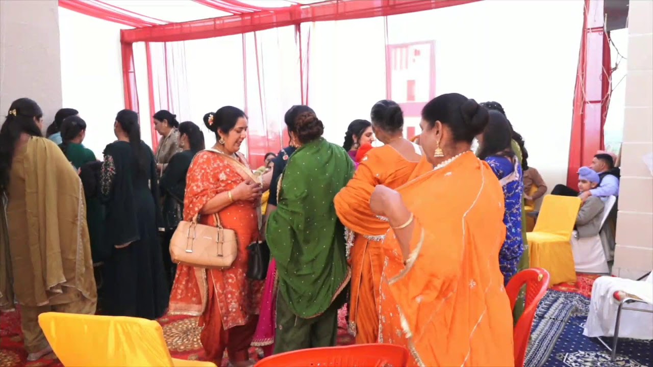HALDI MEHNDI CEREMONY (TANVEER KAUR) KAMBOJ PHOTOGRAPHY BHAROWAL +919888379881