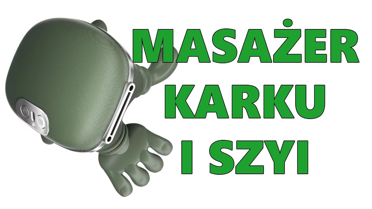 Pomysłowy masażer do szyi i barków.