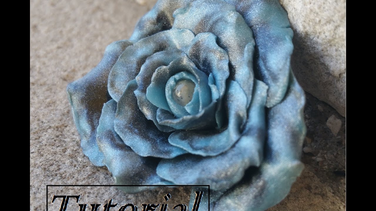 Polymer clay rose tutorial