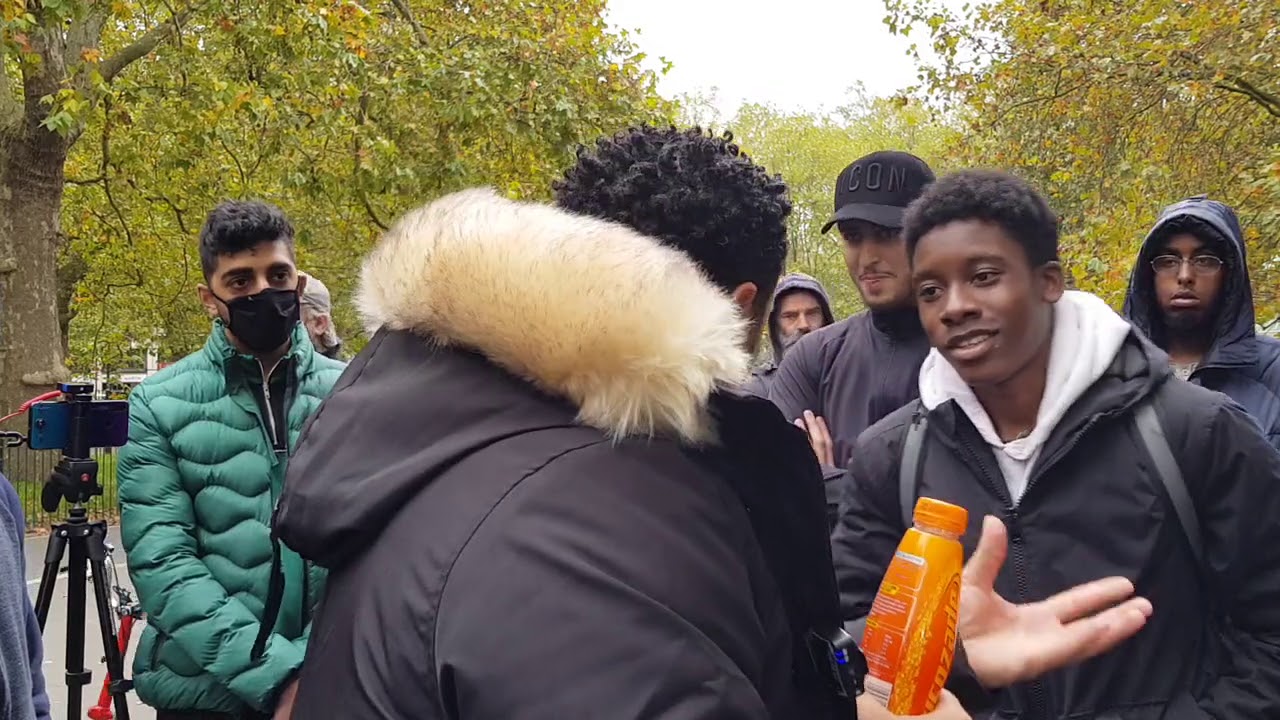 I am open minded! Shamsi and Visitor Speakers Corner
