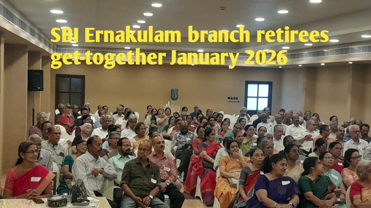 SBI Ernakulam branch retirees get-together on 31st Jan 2026