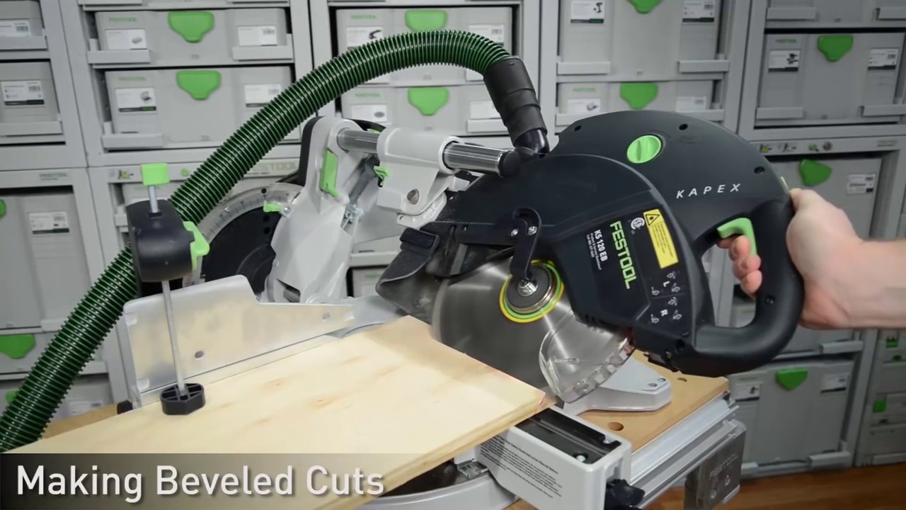 Getting started with the Festool KS 120 Kapex Miter Saw