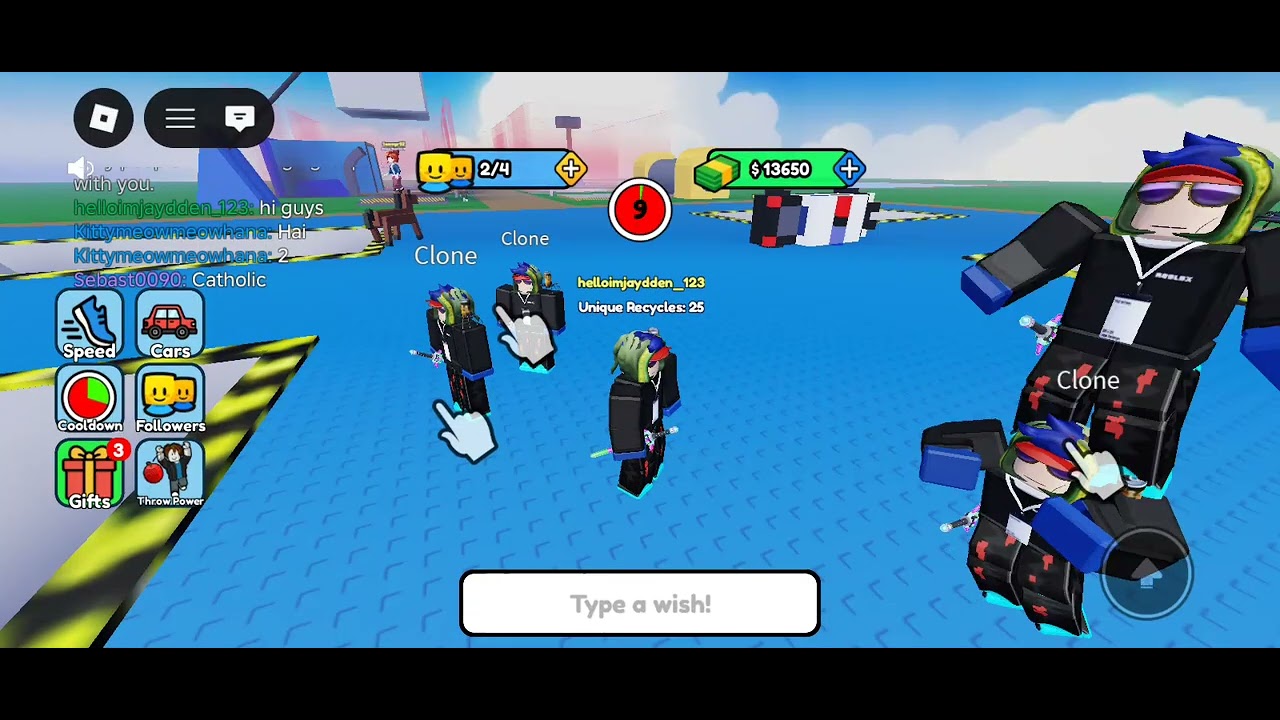 Playing grind anything in #roblox 