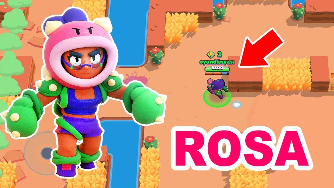 YENİ KARAKTER ROSA SATIN ALDIM 😱 - Brawl Stars
