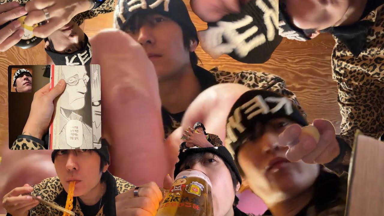 [РУССКИЕ СУБТИТРЫ] ASMR в манга-кафе от корейца (Secretly 🤫) | Звуки еды