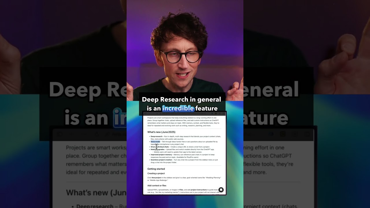 ChatGPT Projects Just Got Way Smarter!