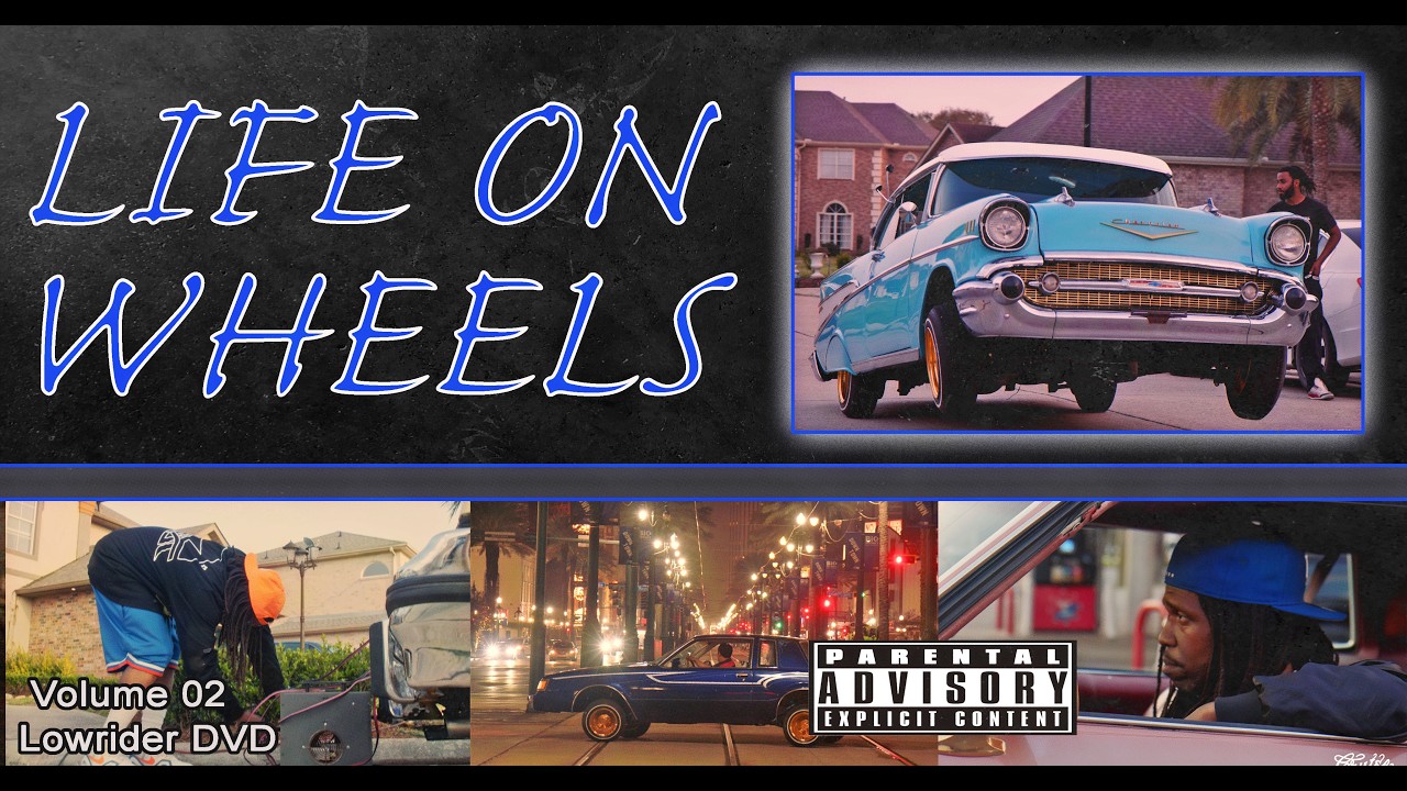 LIFE ON WHEELS - VOL. 02 CURREN$Y LOWRIDER DVD (HQ)