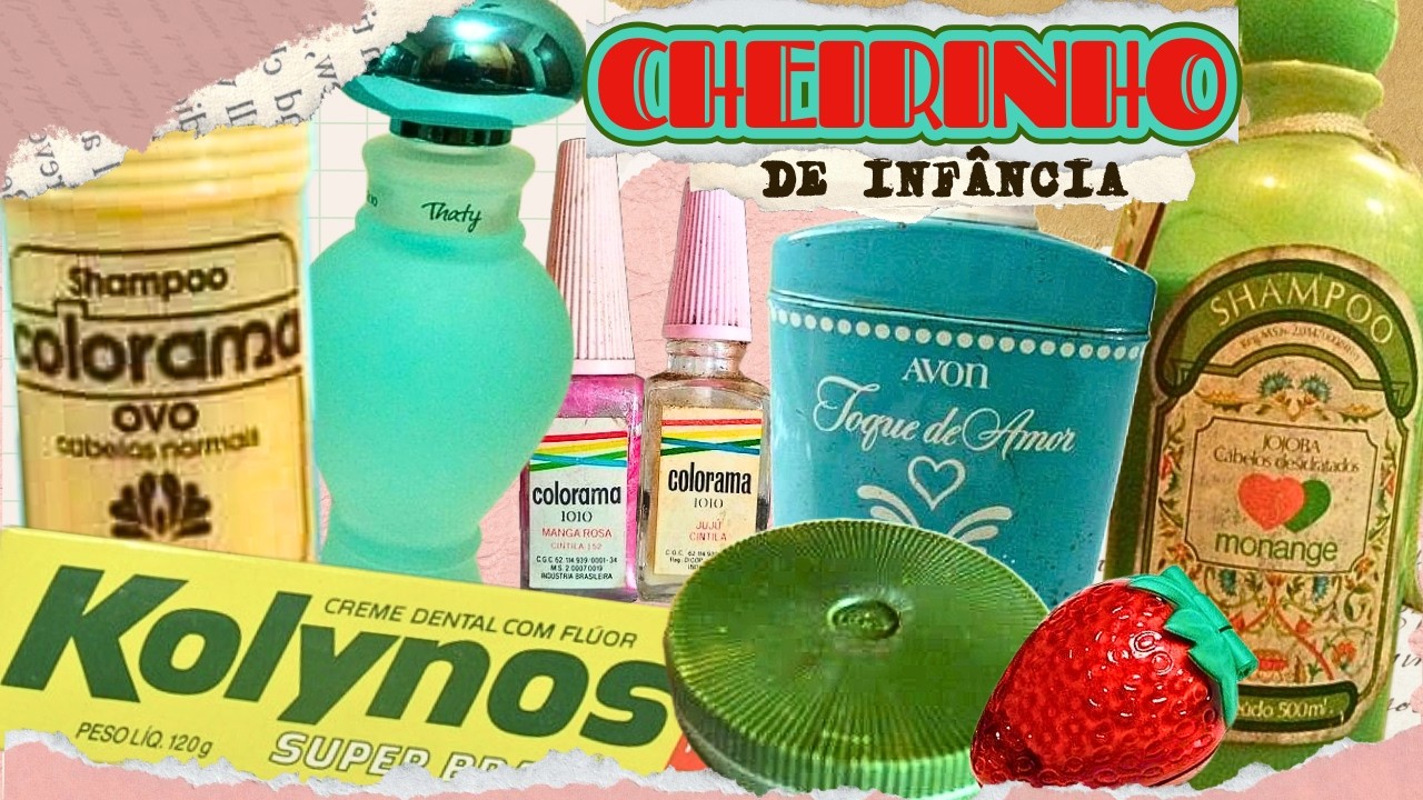 COSMÉTICOS ANTIGOS QUE FIZERAM SUCESSO NOS ANOS 70, 80 E 90 I nostalgia
