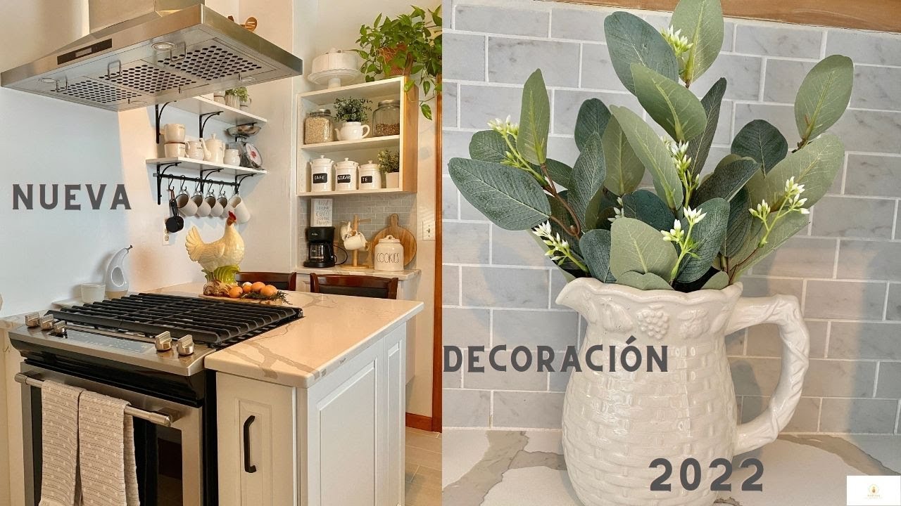 NUEVA decoración 2022☃️IDEAS para DECORAR la COCINA después de NAVIDAD☃️ WINTER DECOR 2022#SONIACELI