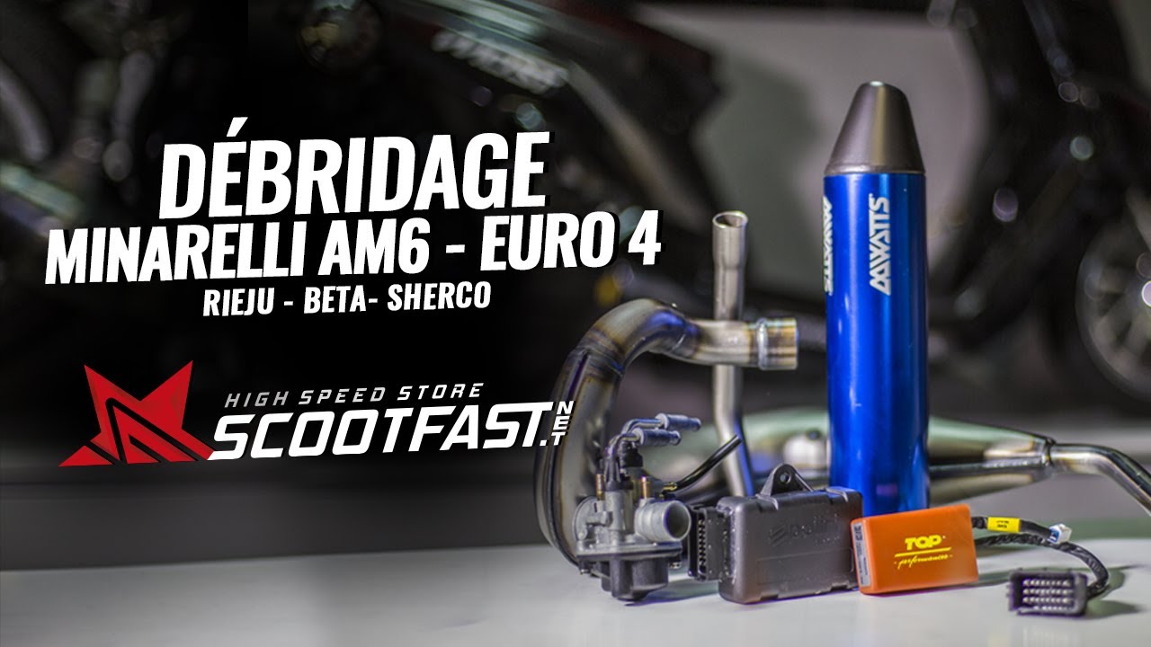 DÉBRIDAGE 50cc AM6 EURO 4 ! La solution pour Rieju, Beta RR et Sherco