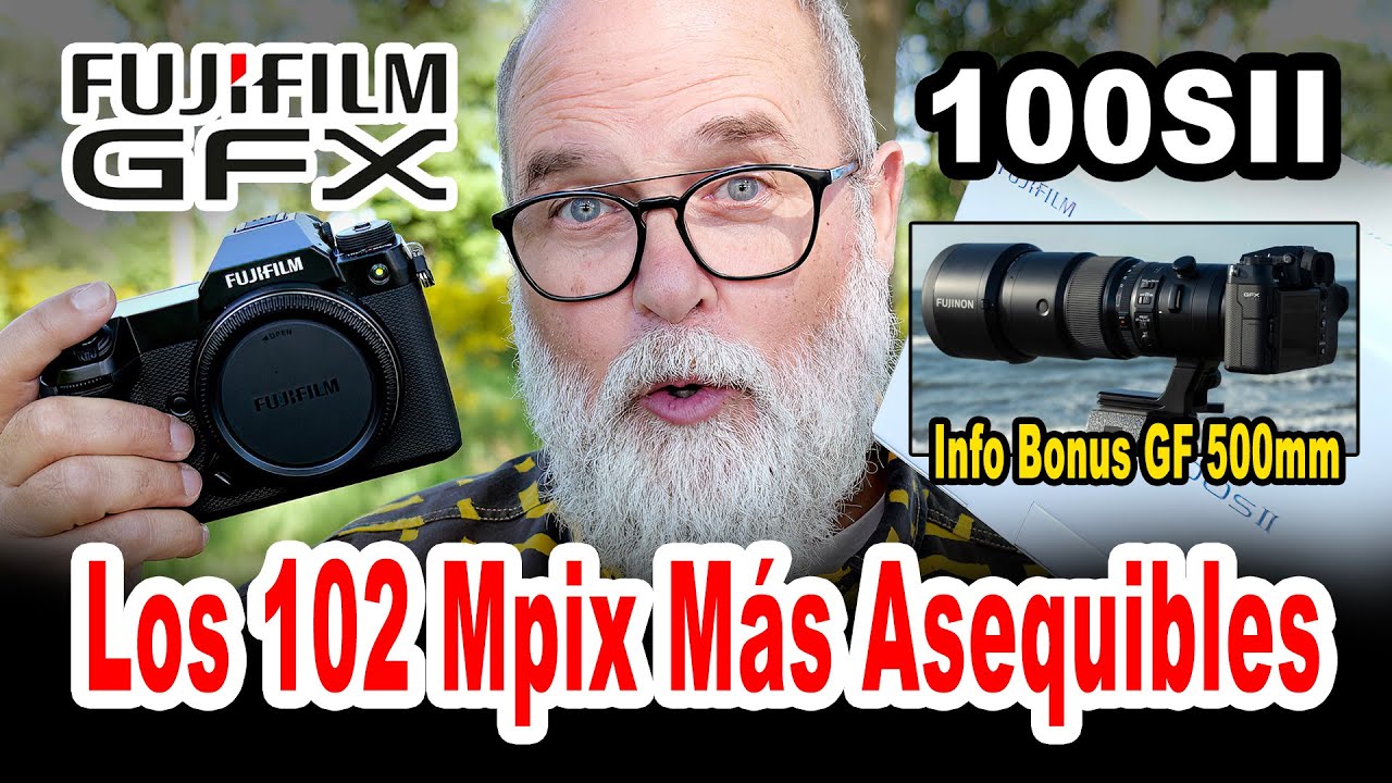 Prueba cámara Fujifilm GFX100SII Info Bonus sobre GF 500mm 5.6 LM OIS WR - EN ESPAÑOL
