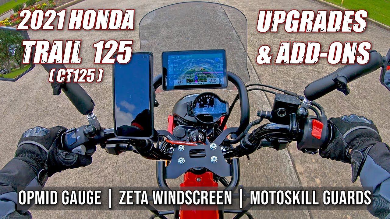 VLOG: Recenzja akcesori&oacute;w do Hondy Trail 125 (CT125) i dojazdy do pracy