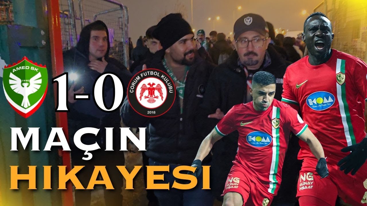 AMEDSPOR 1-0 ÇORUM FK MAÇIN VLOGU | KONUK FIRAT KAYA