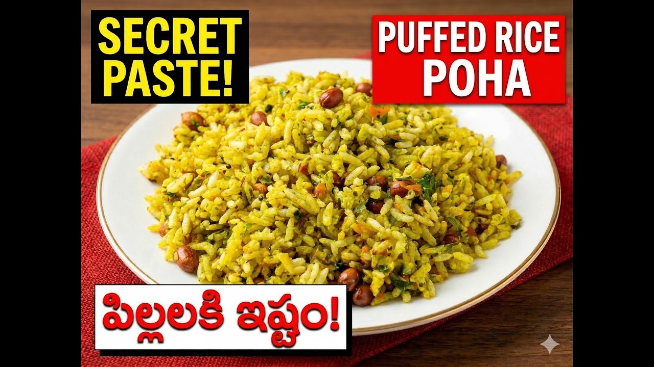Healthy Murmura Breakfast in 5 Mins | Kids Lunchbox | పిల్లలు ఇష్టంగా తినే బొరుగుల ఉప్మా