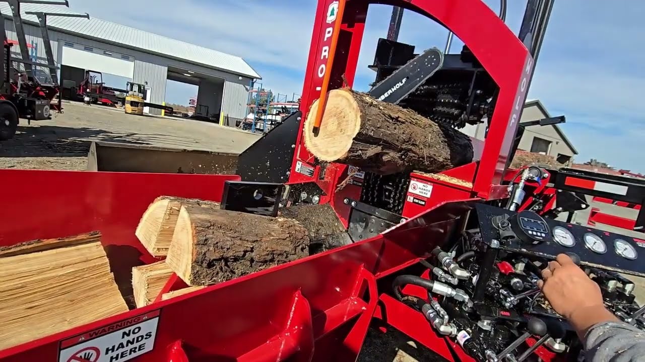 Timberwolf Pro-MP Diesel Firewood Processor Testing