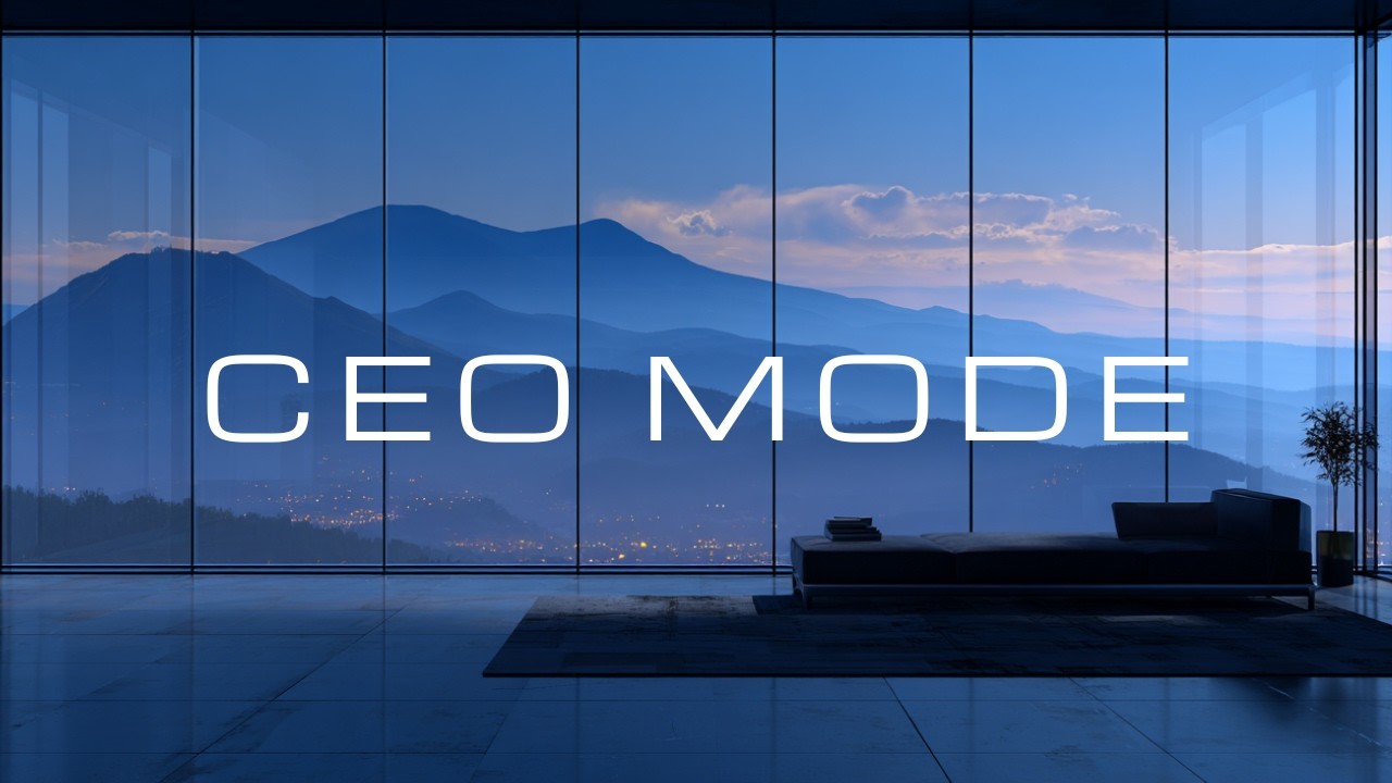 Deep Focus Music for Evening Deep Work Flow | CEO Mode