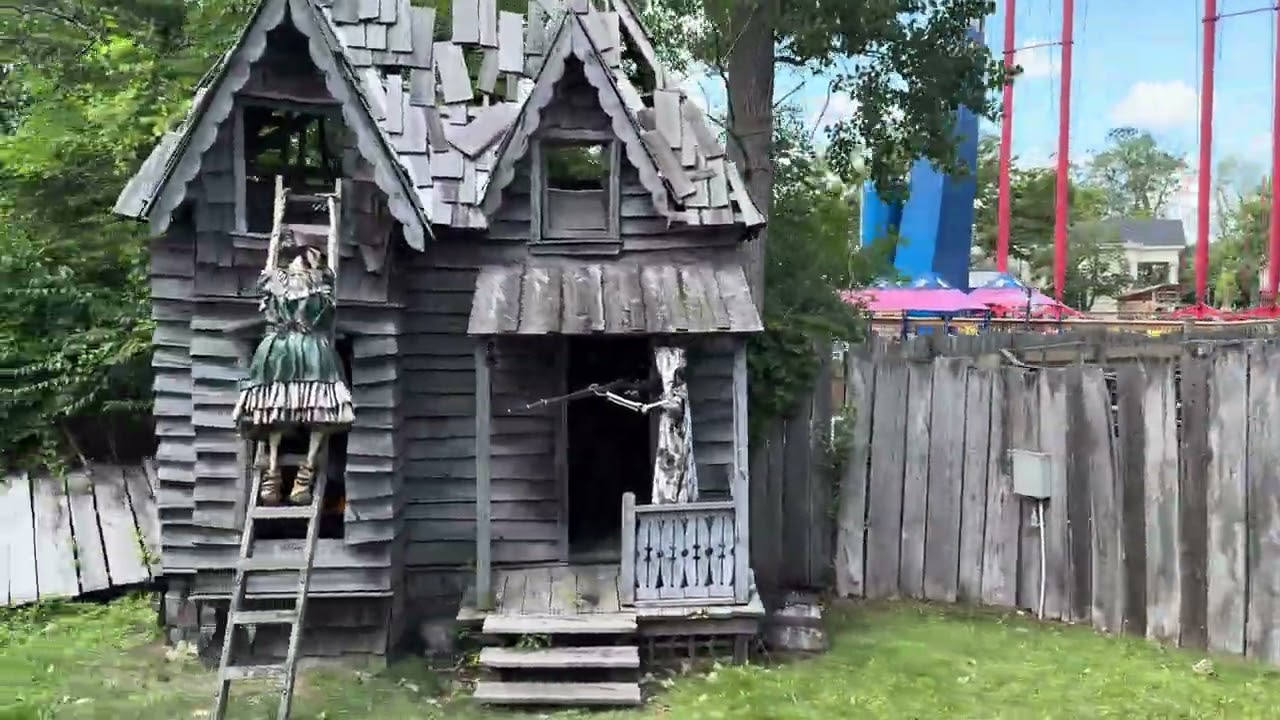 Cedar Point and Lake Erie Railroad: Frontiertown to Main Midway, July 2024