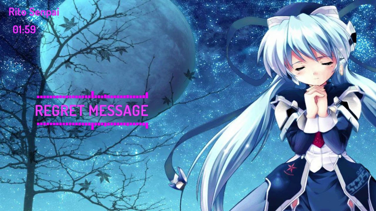 Nightcore - Regret Message (English Cover by Lizz Robinett)