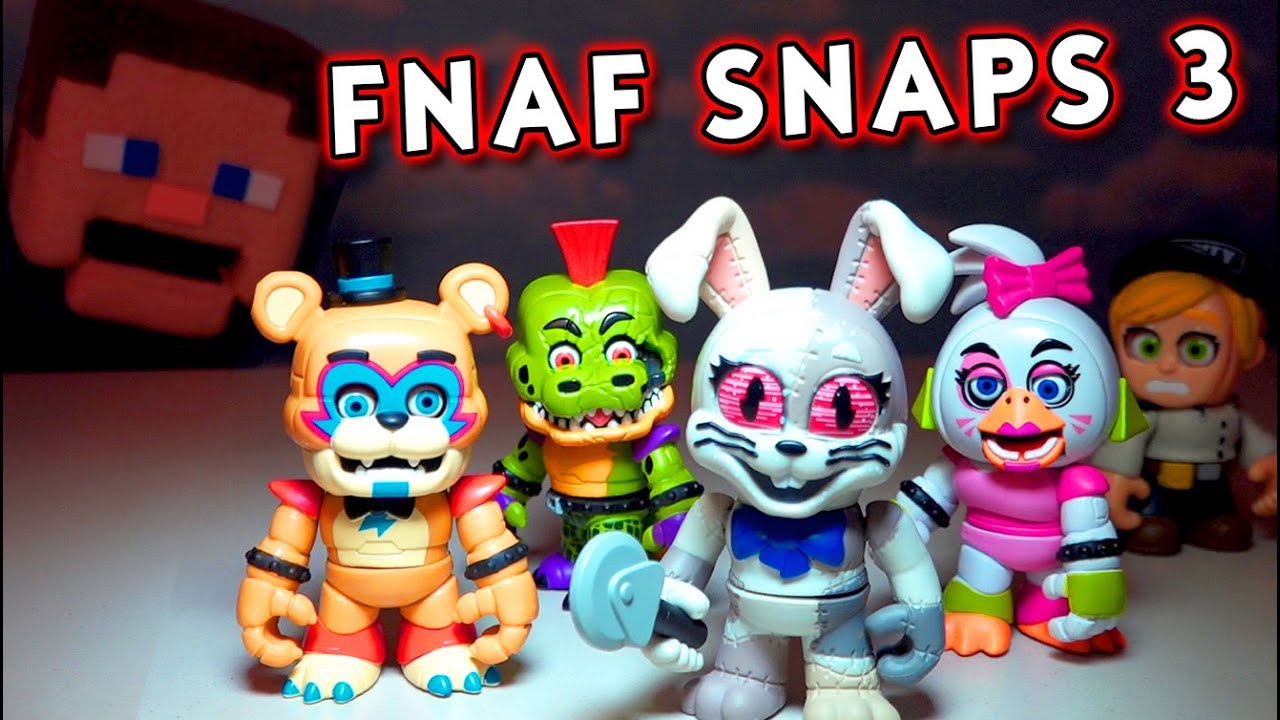 Five Nights at Freddy's Funko SNAPS Figures Series 3 Checklist!  Security Breach