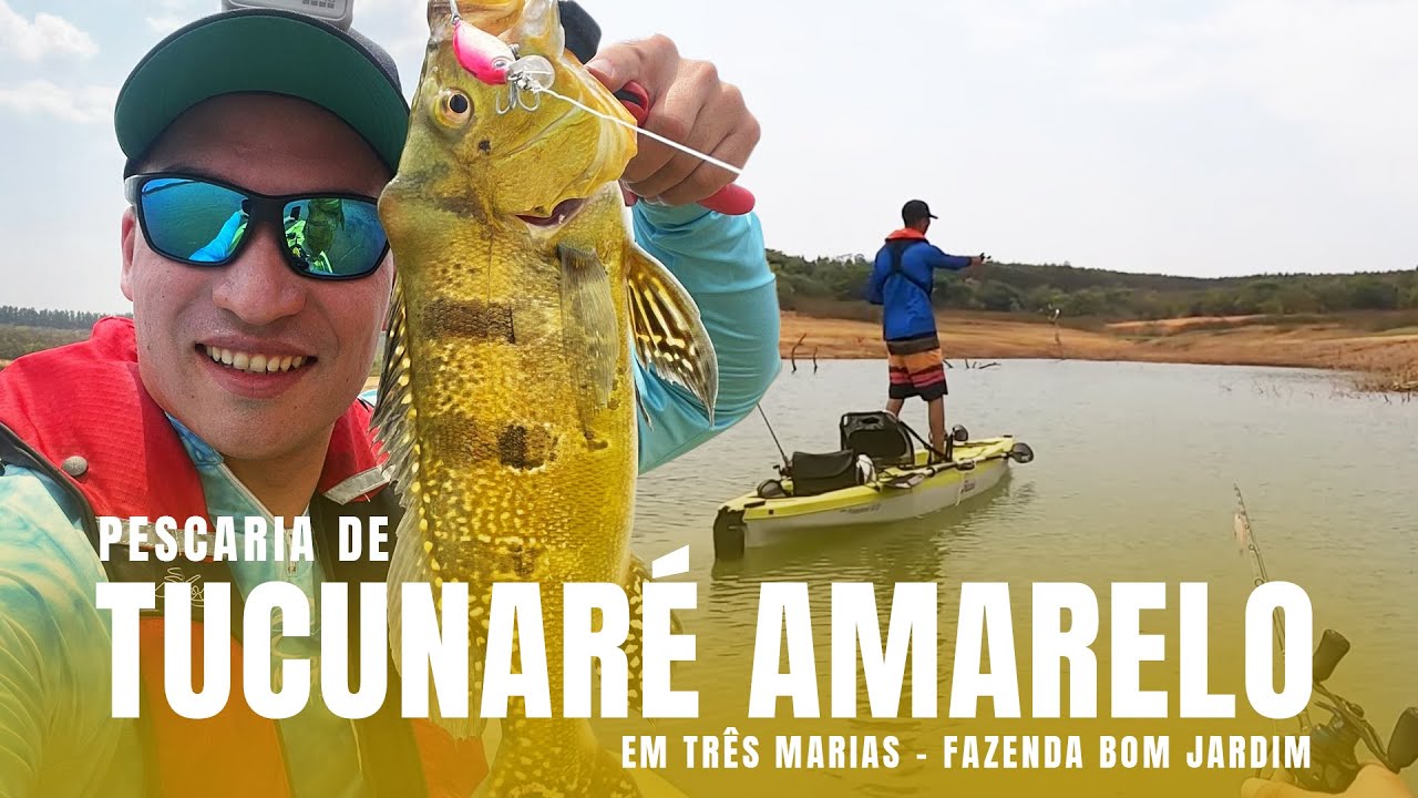 Pescaria de Tucunaré Amarelo em Três Marias.