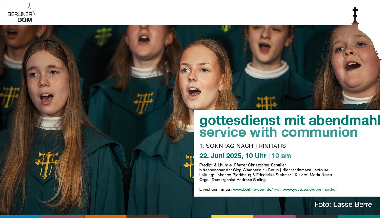 Gottesdienst mit Abendmahl am 1. Sonntag nach Trinitatis, 22. Juni 2025, 10 Uhr