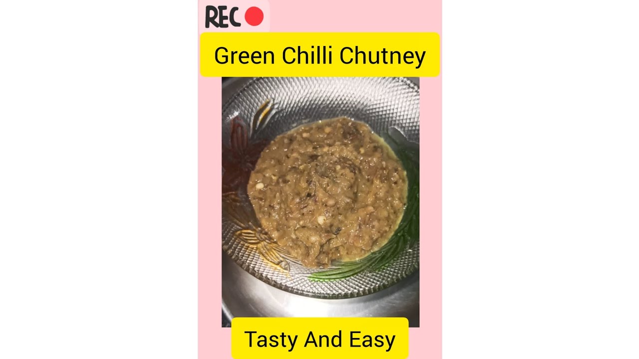 Green Chilli Chutney Recipe|ಹಸಿರುಮೆಣಸಿನ ಚಟ್ನಿ|Simple And Easy Recipe