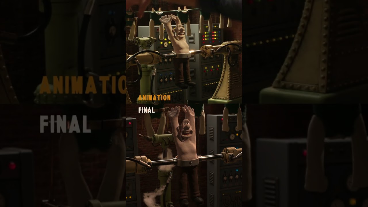✨ GRWM Wallace-style ✨ #WallaceandGromit #VengeanceMostFowl #BehindtheScenes #Shorts