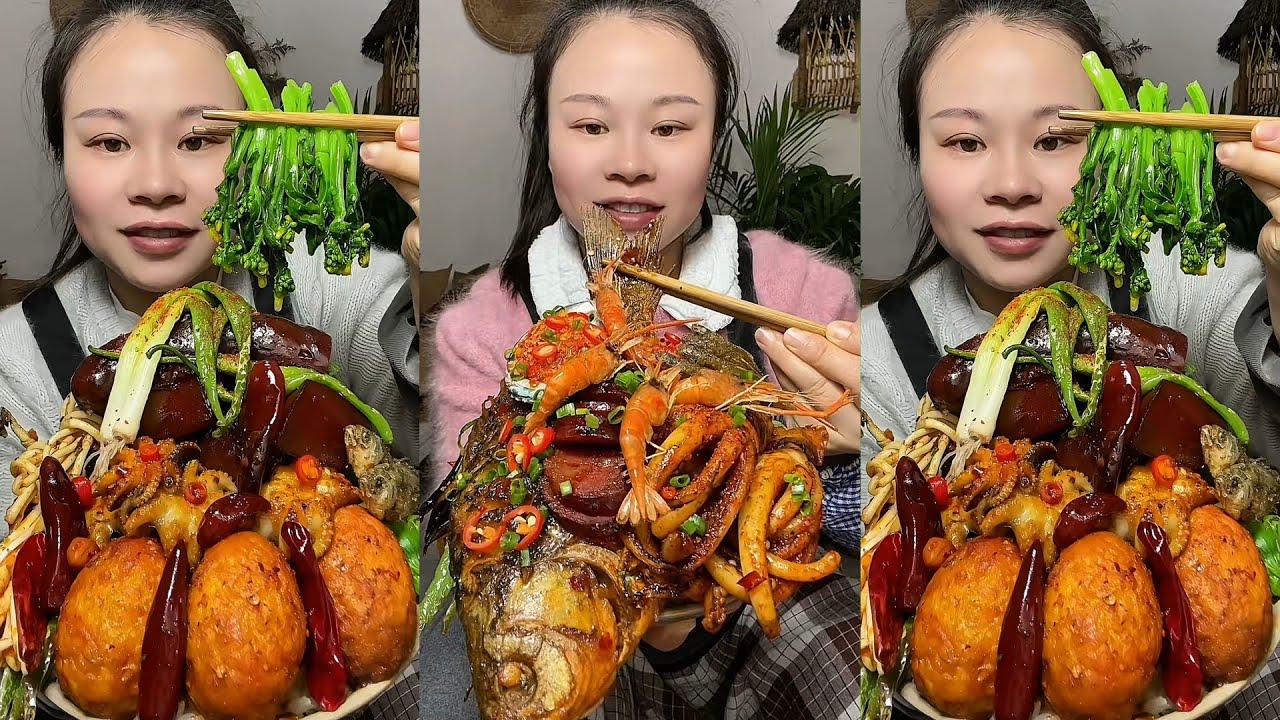 👩‍🍳🔥 Yummy Homemade Dishes – Hot and Ready! Enjoy Meat, Fish & Fresh Boiled Greens!🥩 🌶️