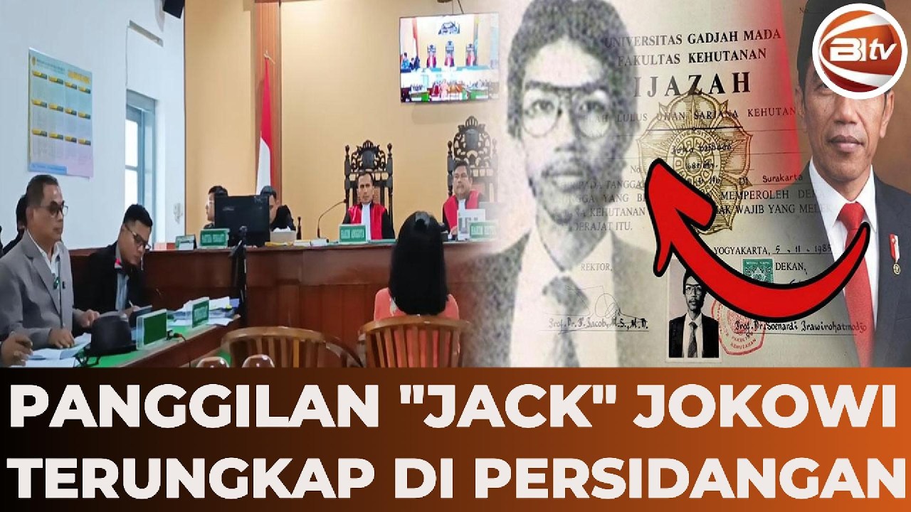 [FULL] Terungkap di PN Surakarta! Saksi Tergugat Bongkar Panggilan Masa KKN Jokowi