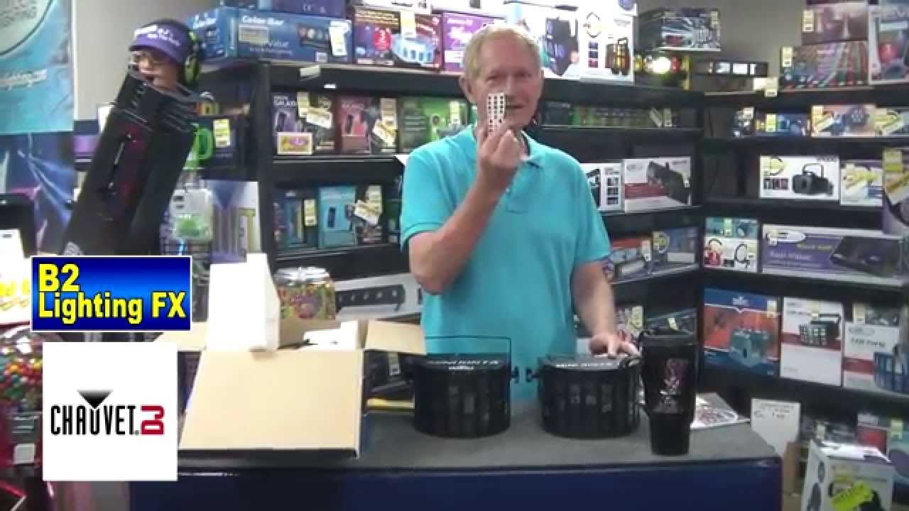 Review Chauvet MINI KINTA IRC DJ Dance light now has WIRELESS remote function!