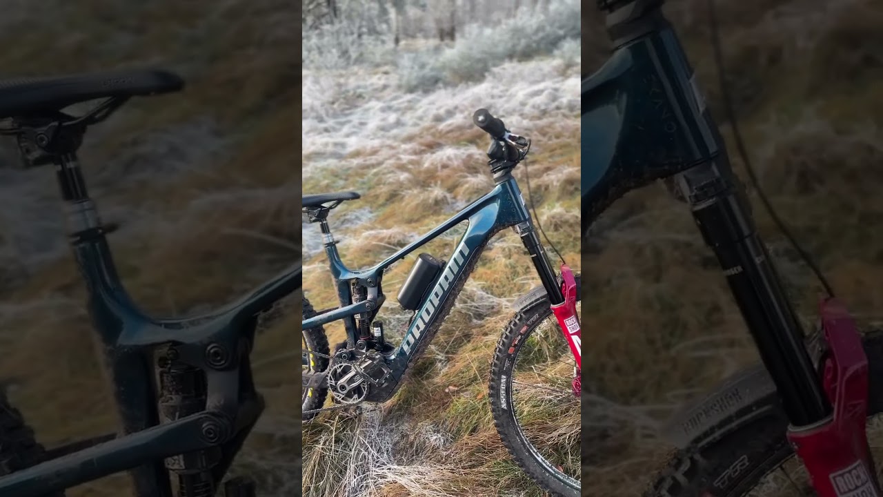 Wintervibes with the E-MTB Propain Ekano CF 2 powered by SRAM #viralvideo #shorts