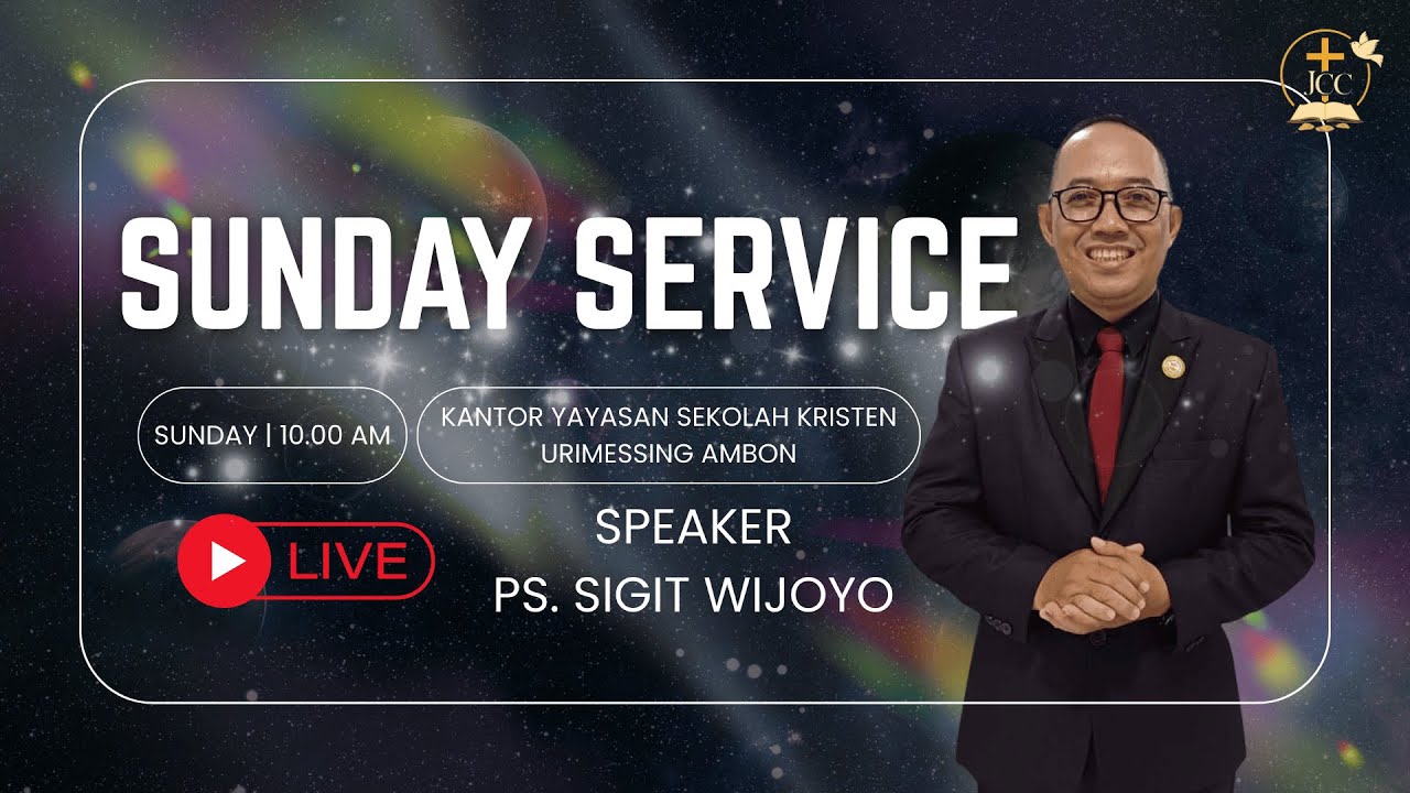 Ibadah Online JCC Church - Ps. Sigit Wijoyo - Pk. 10.00 WIT (8 Februari 2026)