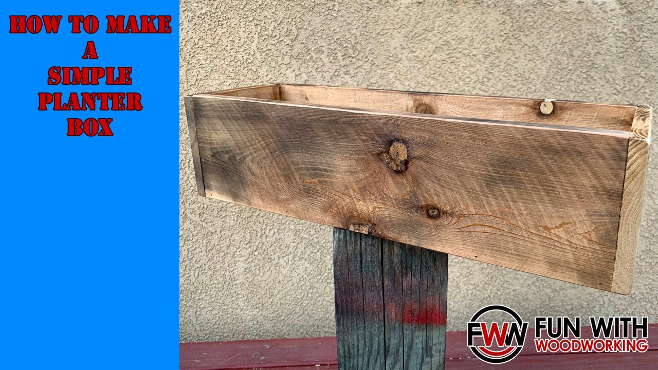 Project - Build a simple planter box for less than $5