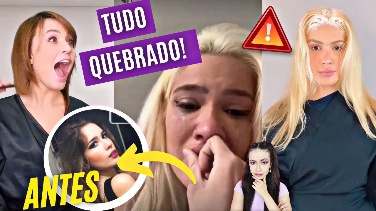 A VERDADE DO LOIRO DE KAROLINE LIMA E DO CORTE DE LARISSA MANOELA! CORTE QUÍMICO😱