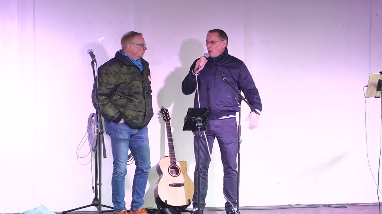 R&uuml;gen, F&uuml;r den Frieden, Uwe Steimle und Tino Chrupalla, Bergen, 01.04.26