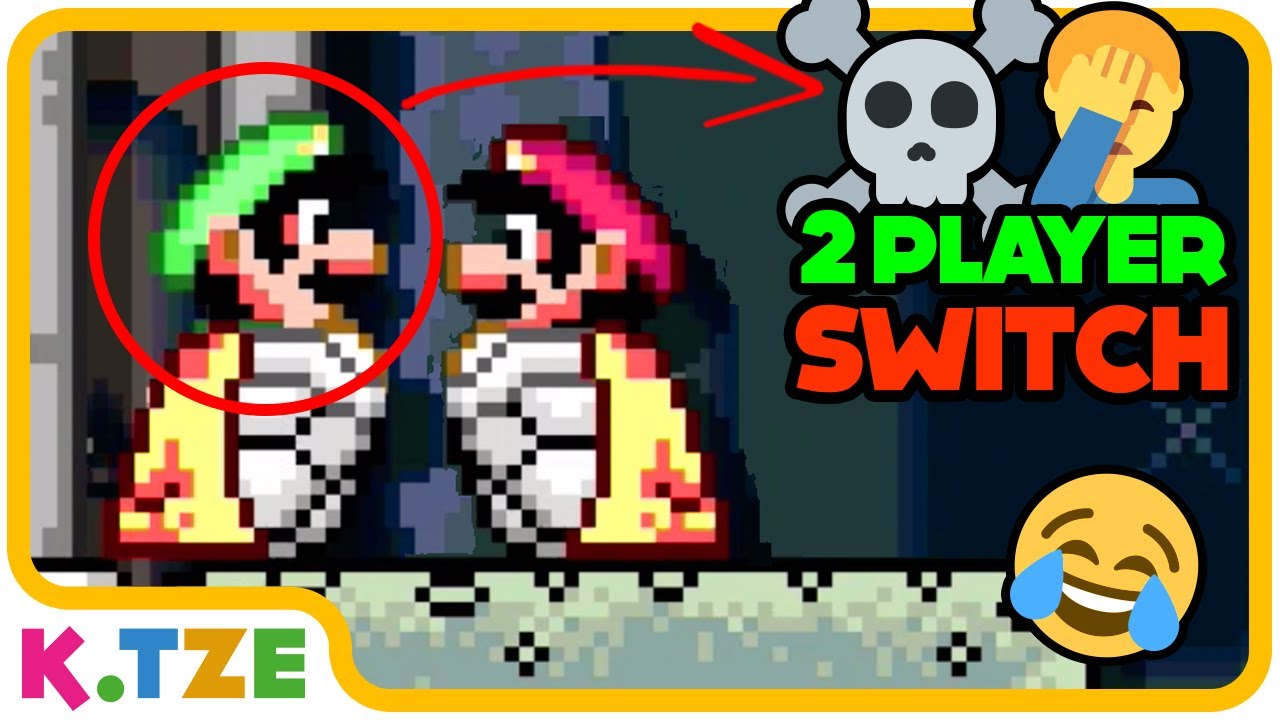 Super Mario 2 Player Gameplay 😳😂 Co-Moderator | K.Tze