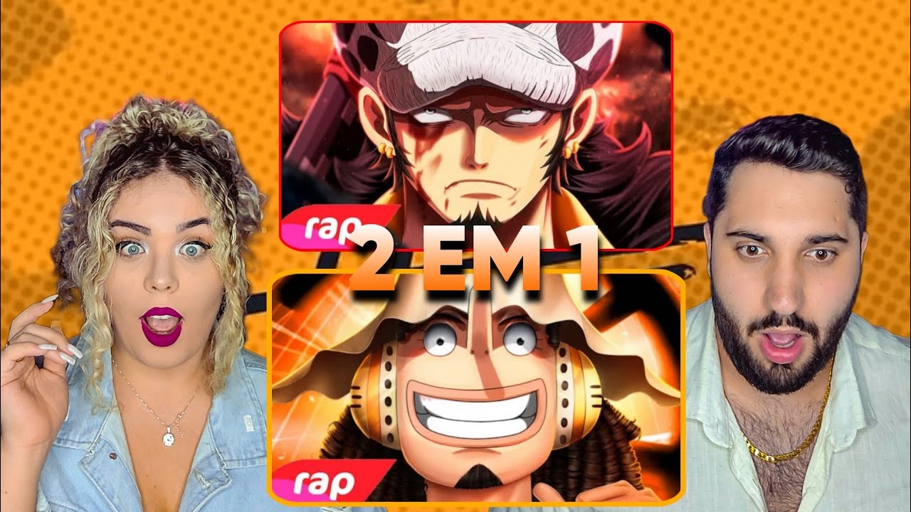 2 EM 1 - Rap do Law e Rap do Usopp (One Piece) | 7 Minutoz [ Bia e Leo ]