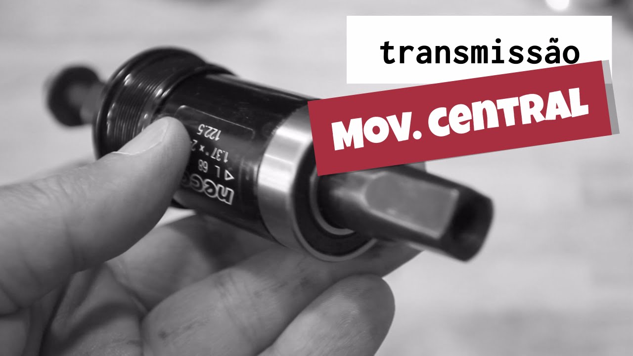 Tipos de eixo ou movimento central de bicicleta