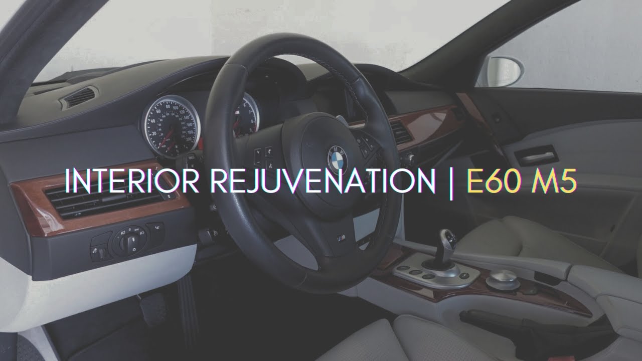 Detailing The Interior of my CHEAP BMW M5 - COMPLETE REJUVENATION