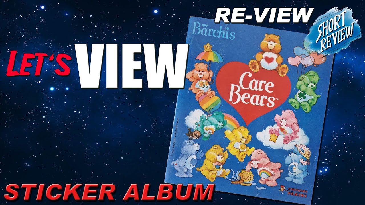 Care Bears / Glücksbärchis - LET'S VIEW des Panini Sticker Album von 1985 #toys #carebears #album