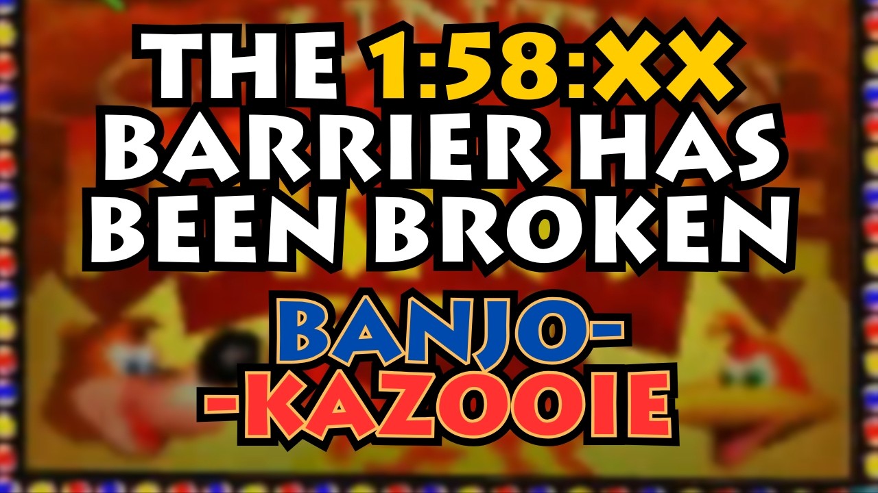 The FIRST 1:58:XX EVER!! - World Record Speedrun of Banjo-Kazooie | 100% No-FFM (N64) in 1:58:39