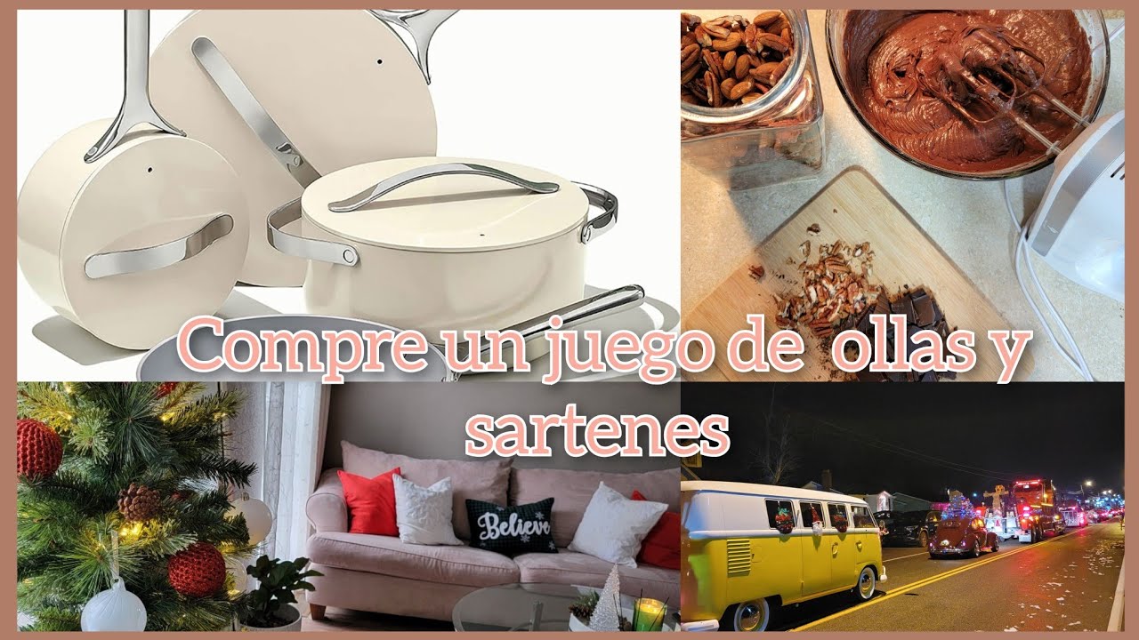 Compre una batería de  cocina nueva 🥘🍳 Desfile de  navidad 🎄❄️Un domingo  conmigo 🏡 Días en mi vida