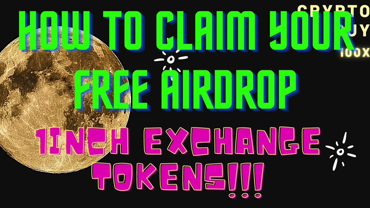 How To Claim Your Free Airdrop 1inch Exchange Tokens!!!