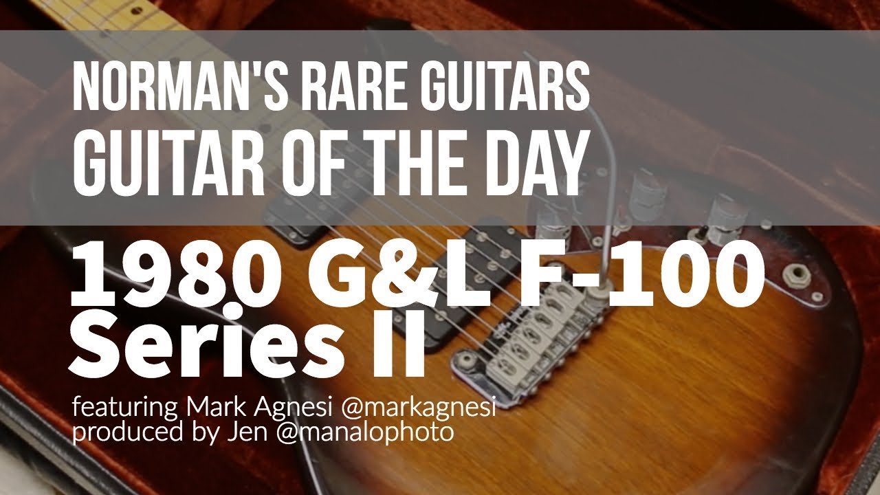 Norman's Rare Guitars - Guitar of the Day: 1980 G&L F 100 Series II