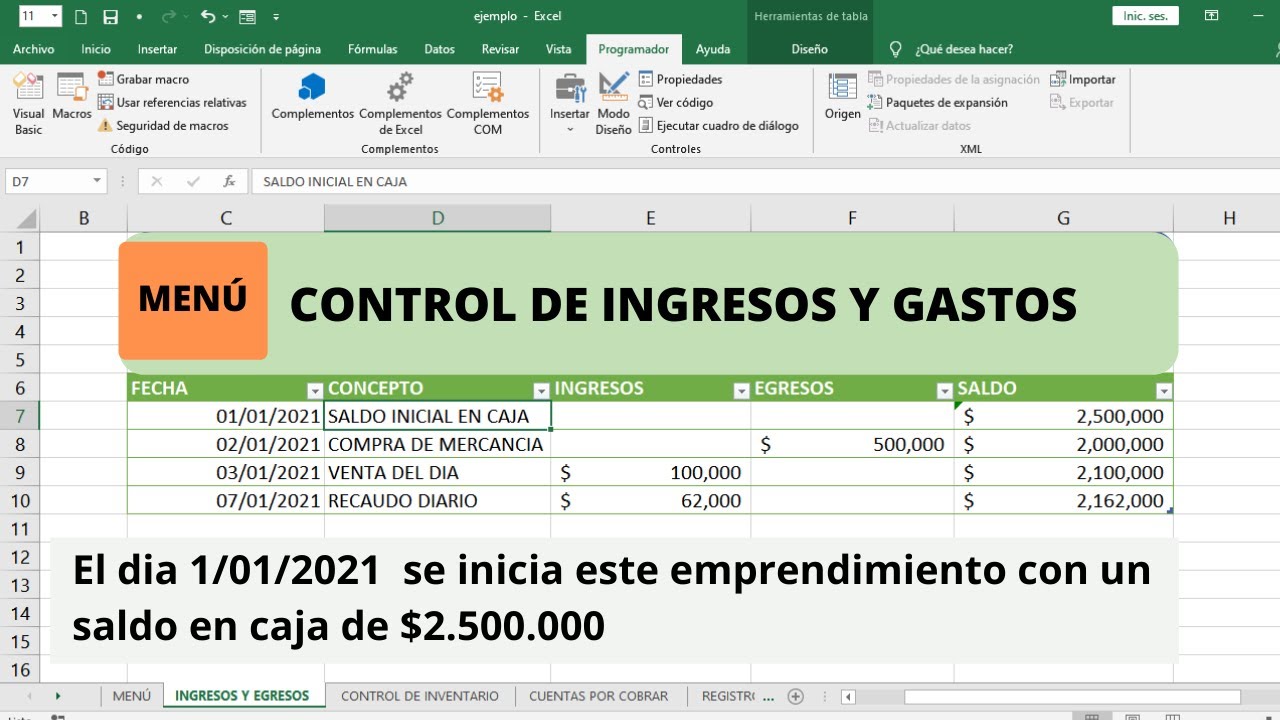 💰 Cómo llevar control de INGRESOS y GASTOS en Excel | ACTUALIZADO 2026