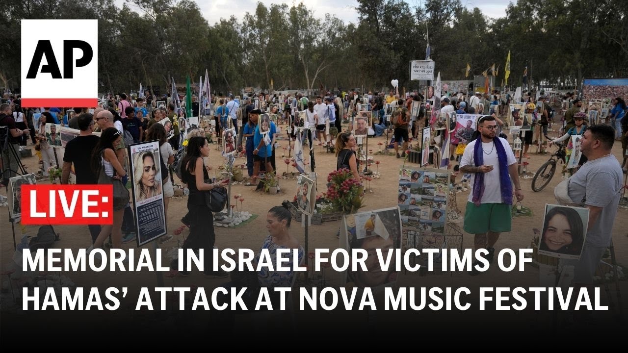 Oct. 7 anniversary LIVE: Memorial for victims of Hamas’ attack at Nova Music Festival